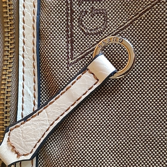 GUESS Fanny Pack Belt Bag Taupe Brown Fabric - Picture 4 of 7